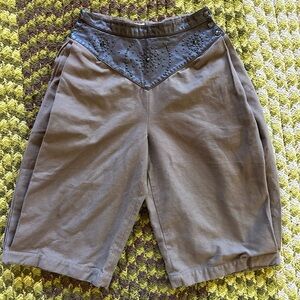 Italian designer vintage Luciano Soprano culottes breeches cropped pants